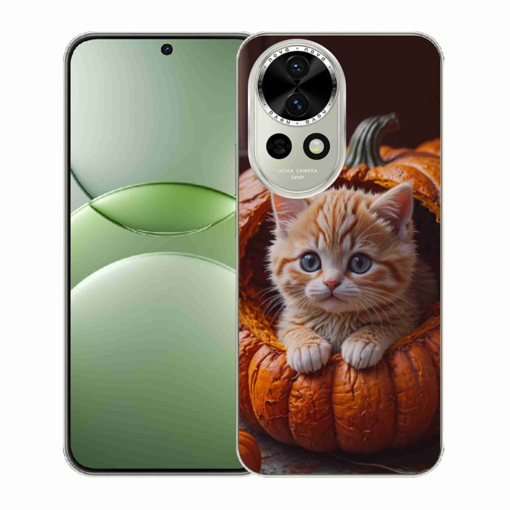 Gél borítás mmCase a Huawei Nova 13 5G készülékhez - cica és tök 2
