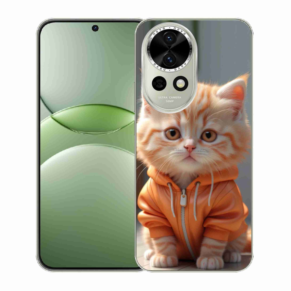 Gél borítás mmCase a Huawei Nova 13 5G-hez - cica melegítőben