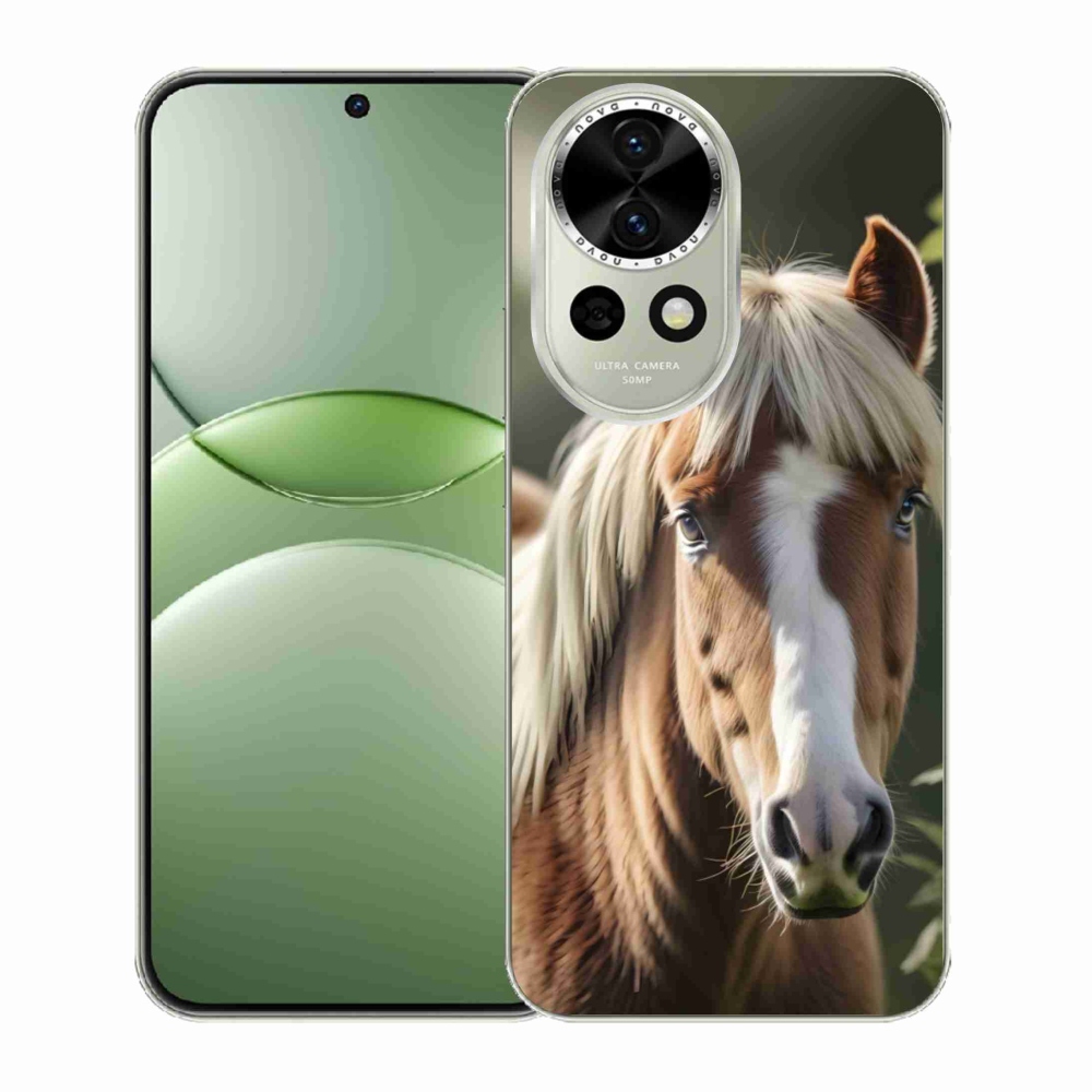 mmCase gél tok a Huawei Nova 13 5G-hez – világos sörényű ló