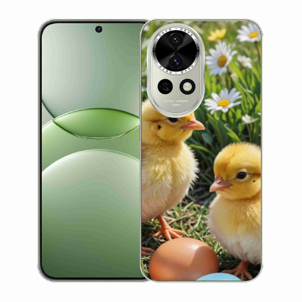 Zselés borítás mmCase a Huawei Nova 13 5G-n - csirkék