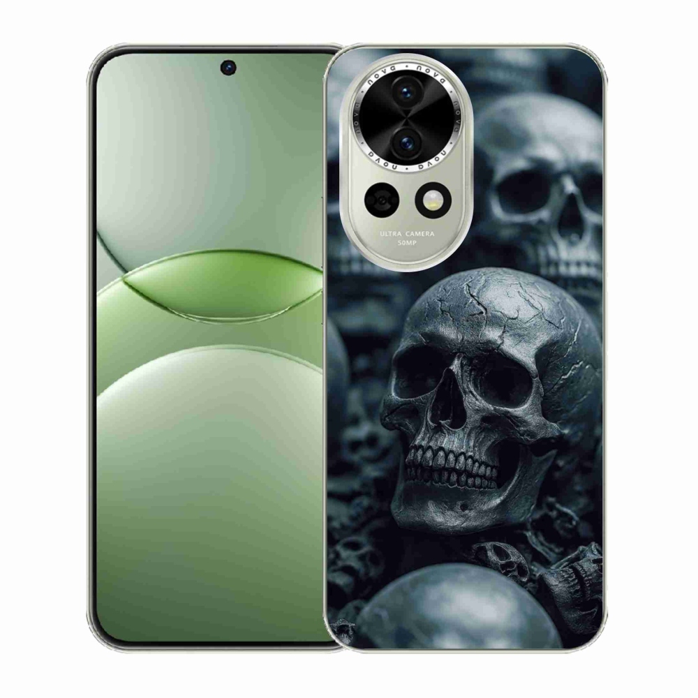 Gél borítás mmCase a Huawei Nova 13 5G készülékhez - koponya 2