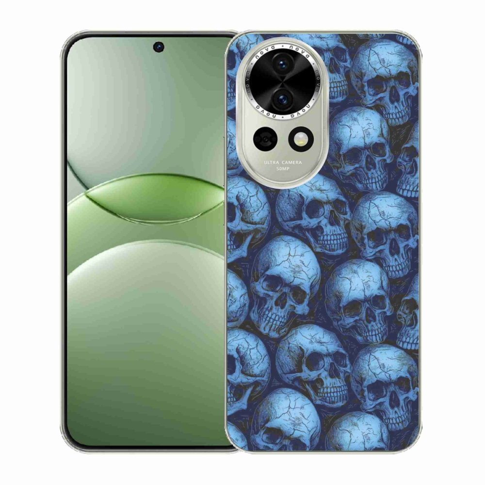 Gél borítás mmCase a Huawei Nova 13 5G-n - koponyák