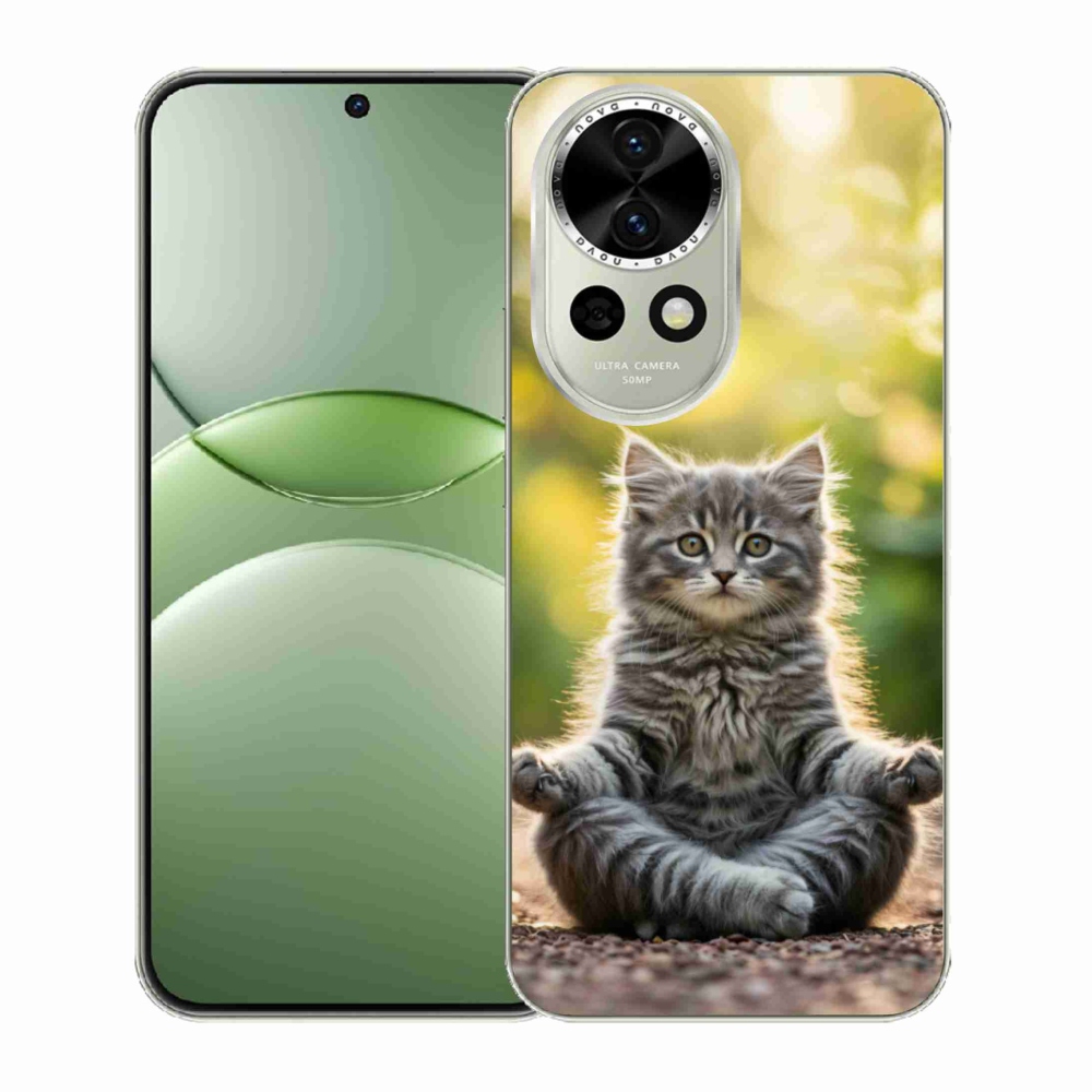 Gél borító mmCase a Huawei Nova 13 5G-n - meditáló cica
