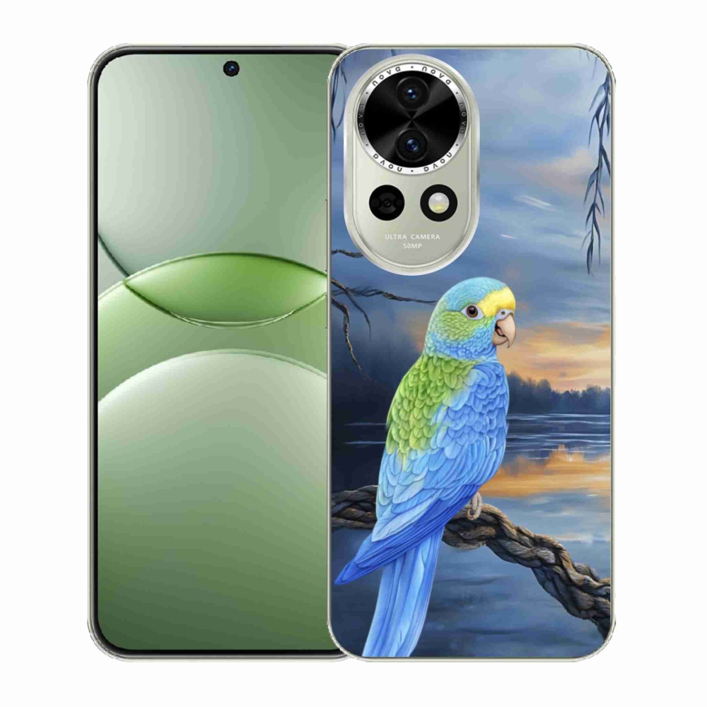 Gél borítás mmCase a Huawei Nova 13 5G készülékhez - kék papagáj