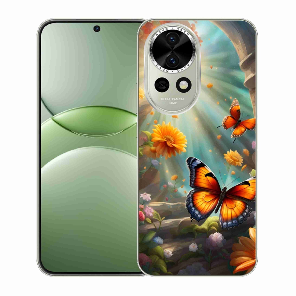 Gél borítás mmCase a Huawei Nova 13 5G készülékhez - pillangókert 2