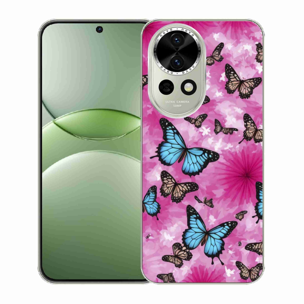 Gél borítás mmCase a Huawei Nova 13 5G készülékhez - pillangókert