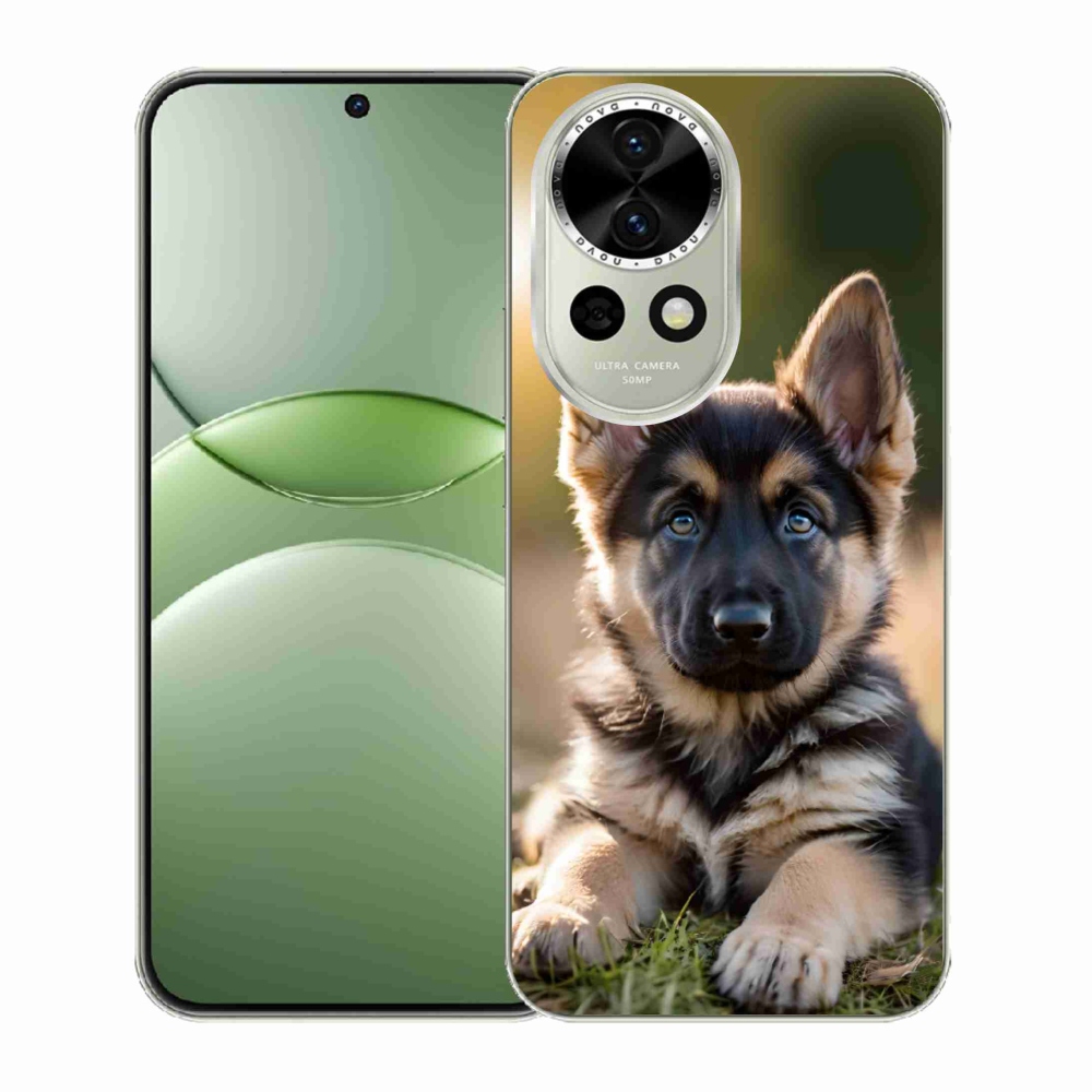 mmCase gél tok a Huawei Nova 13 5G-hez – német juhászkutya a természetben
