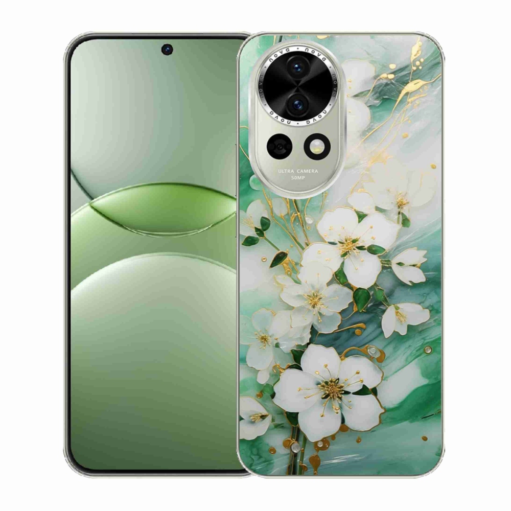 Gél borítás mmCase a Huawei Nova 13 5G-n - gyengéd virágok