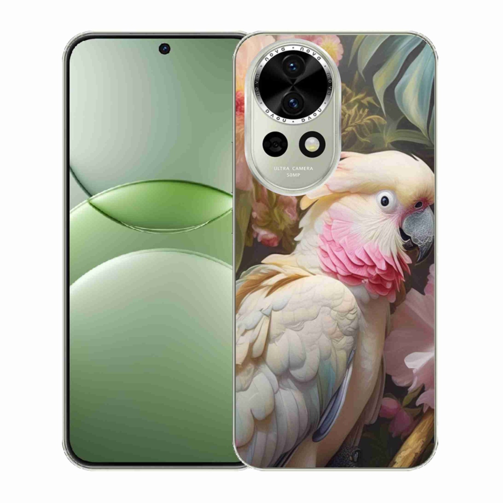 Gél borítás mmCase a Huawei Nova 13 5G készülékhez - papagáj kakadu rózsaszín 2