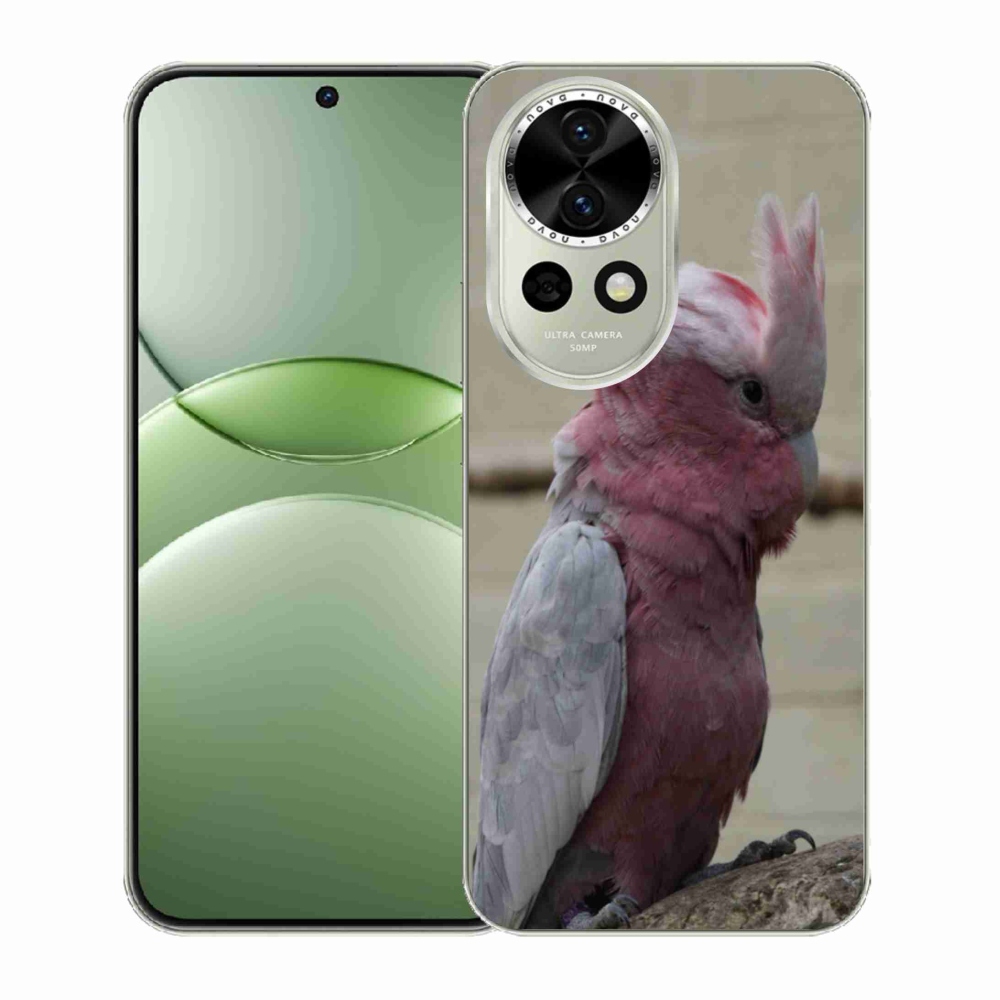 Gél borítás mmCase a Huawei Nova 13 5G-re - papagáj kakadu rózsaszínű