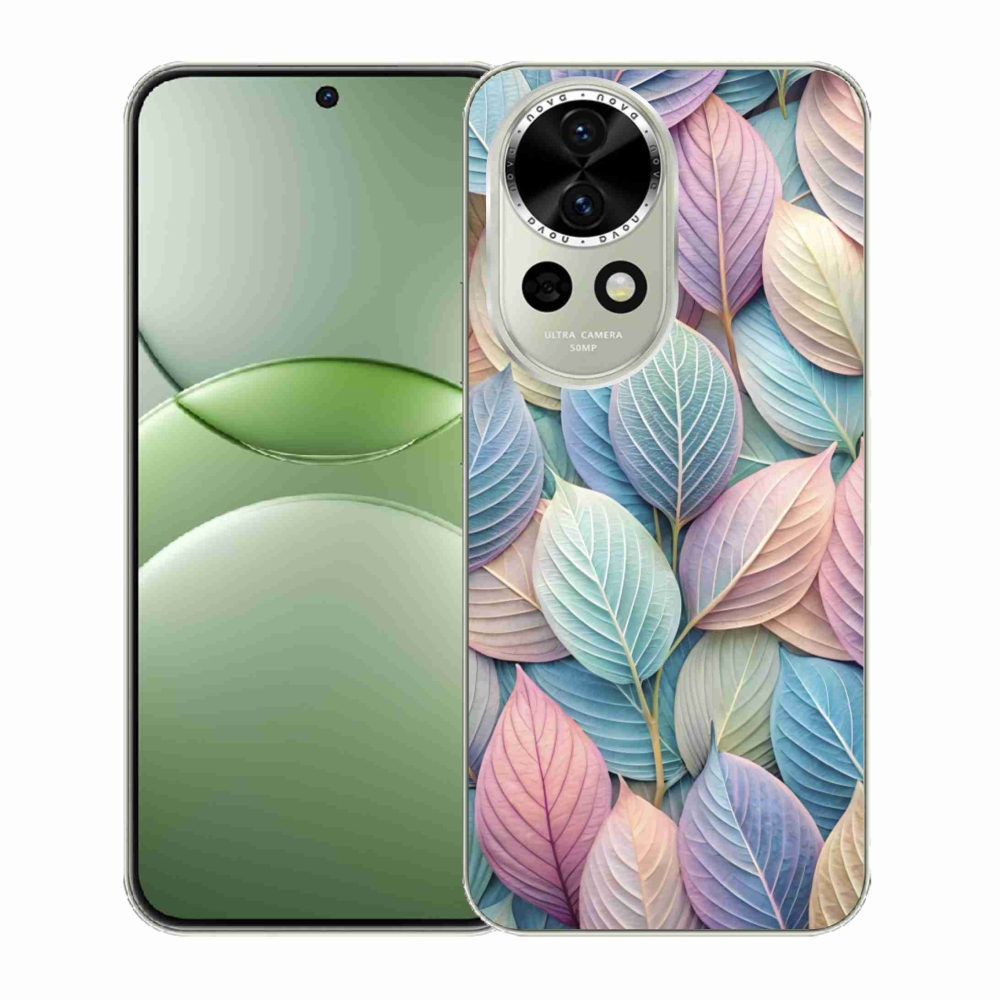 Gél borító mmCase a Huawei Nova 13 5G készülékhez - pasztell levelek