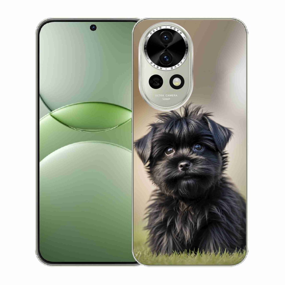 mmCase gél tok a Huawei Nova 13 5G-hez – aranyos fekete kutyus