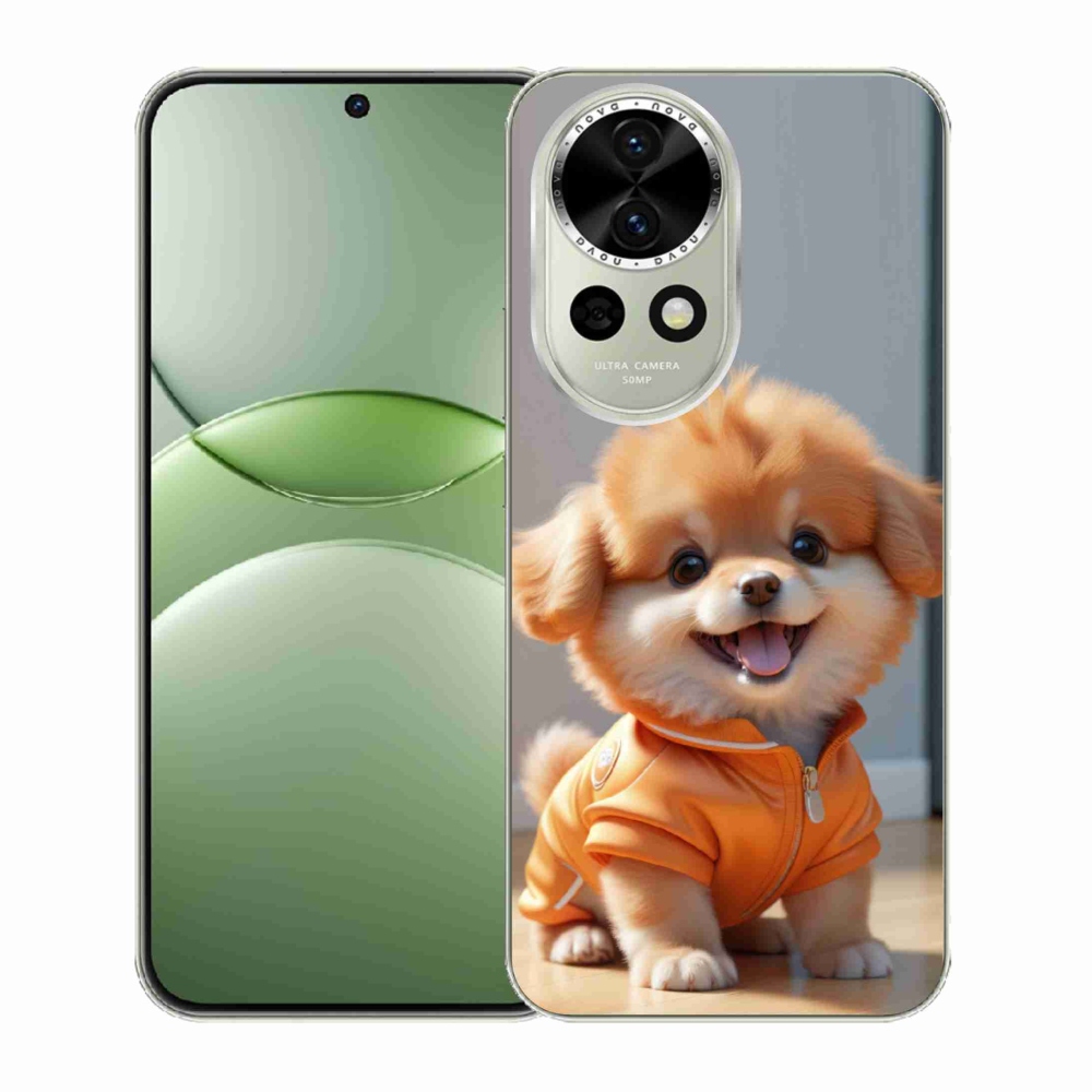 mmCase gél tok a Huawei Nova 13 5G-hez – aranyos pomerániai pulóverben
