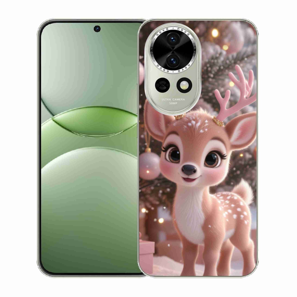 Gél borítás mmCase a Huawei Nova 13 5G számára - aranyos rénszarvas