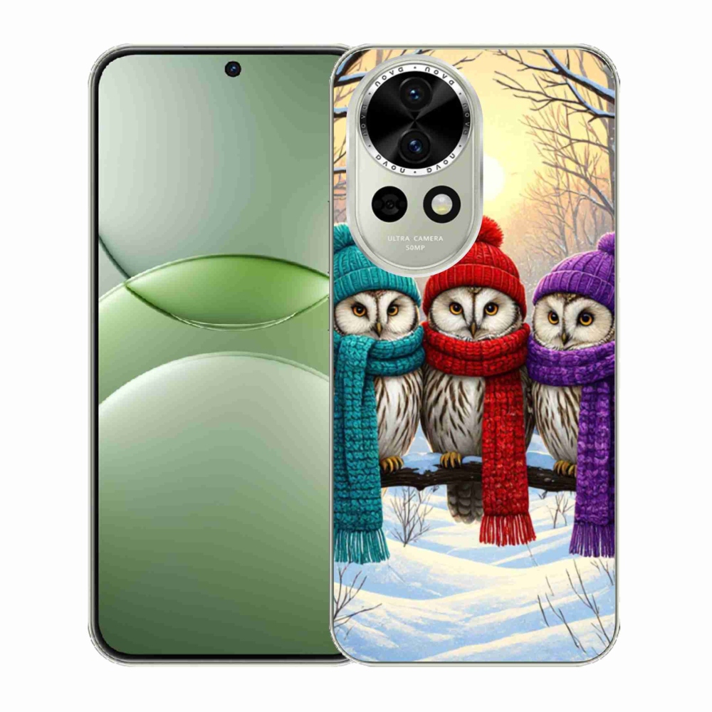 Gél borítás mmCase a Huawei Nova 13 5G-n - bagoly barátok