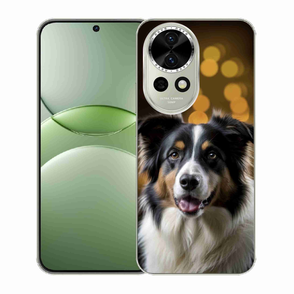 mmCase gél tok a Huawei Nova 13 5G-hez – mosolygós ausztrál juhászkutya