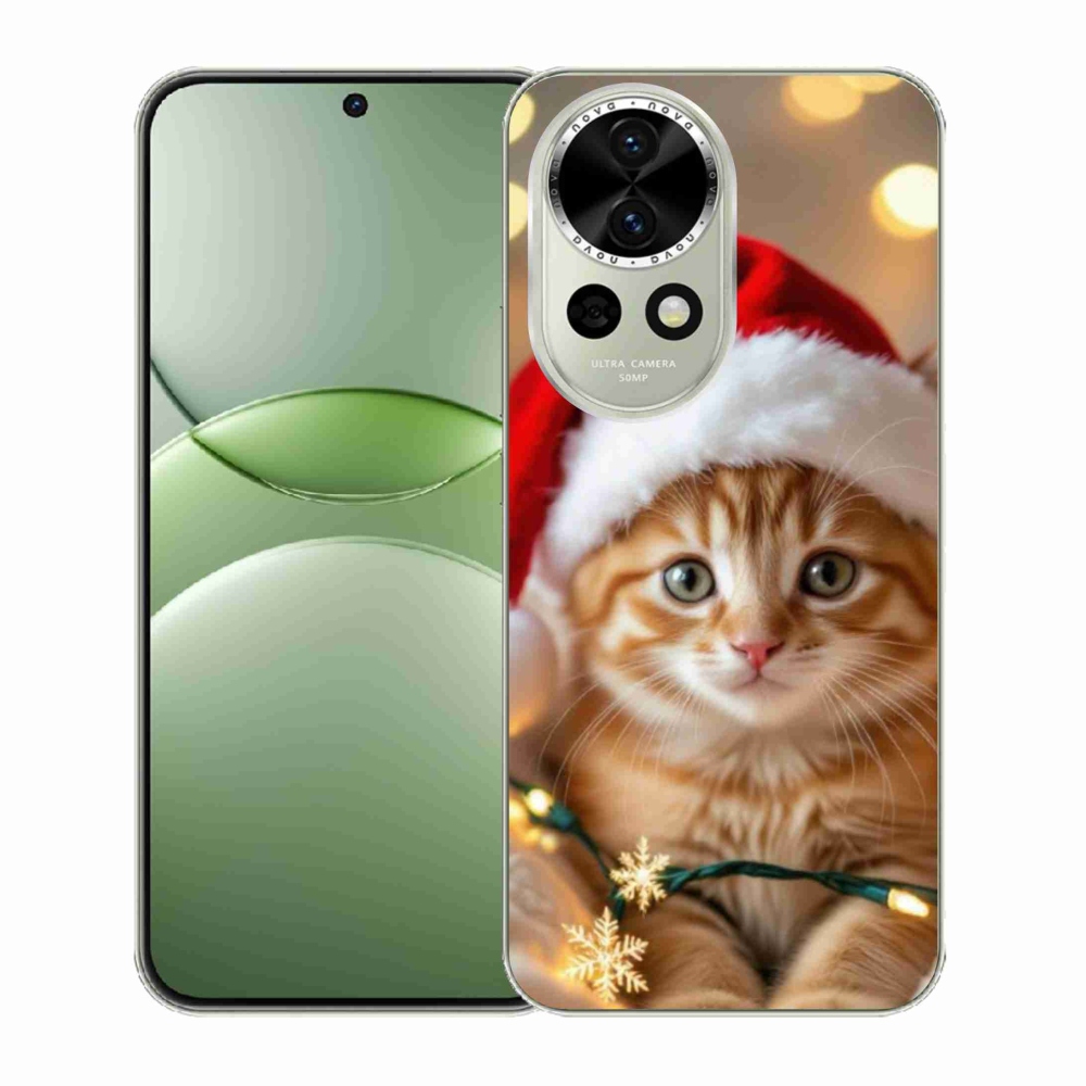 Gél borítás mmCase a Huawei Nova 13 5G számára - Karácsonyi cica