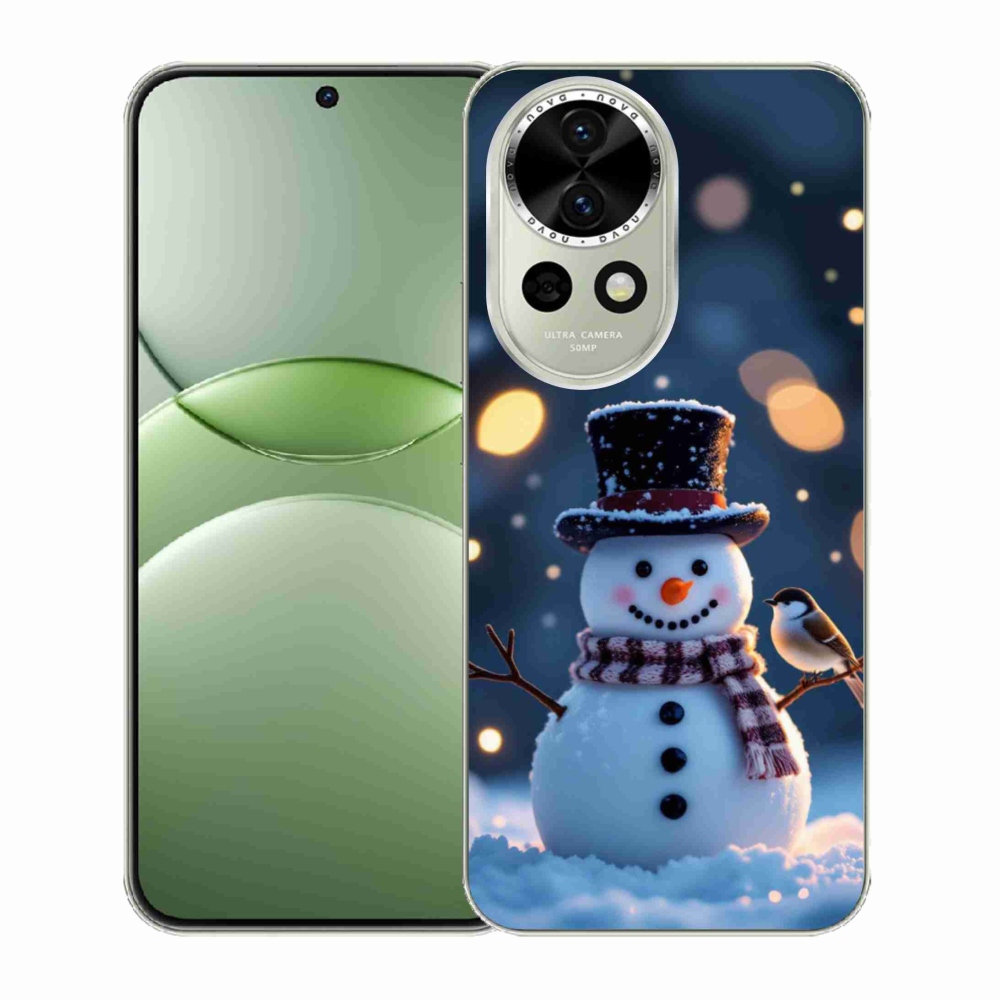 mmCase gél tok a Huawei Nova 13 5G-hez – karácsonyi hóember