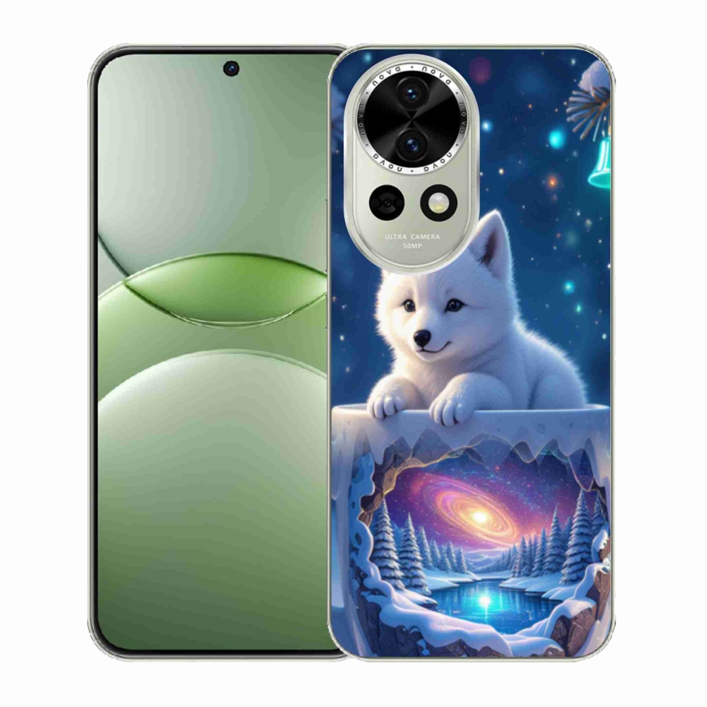 Gél borítás mmCase a Huawei Nova 13 5G számára - Karácsonyi kölyökkutyák
