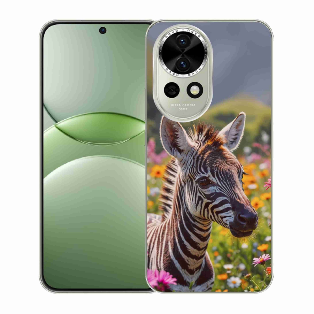 mmCase gélhuzat a Huawei Nova 13 5G-hez – zebra a réten
