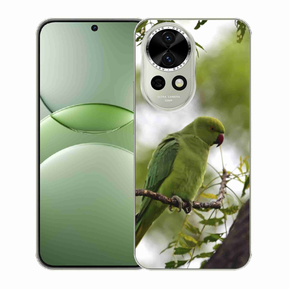 Gél borítás mmCase a Huawei Nova 13 5G készülékhez - zöld papagáj