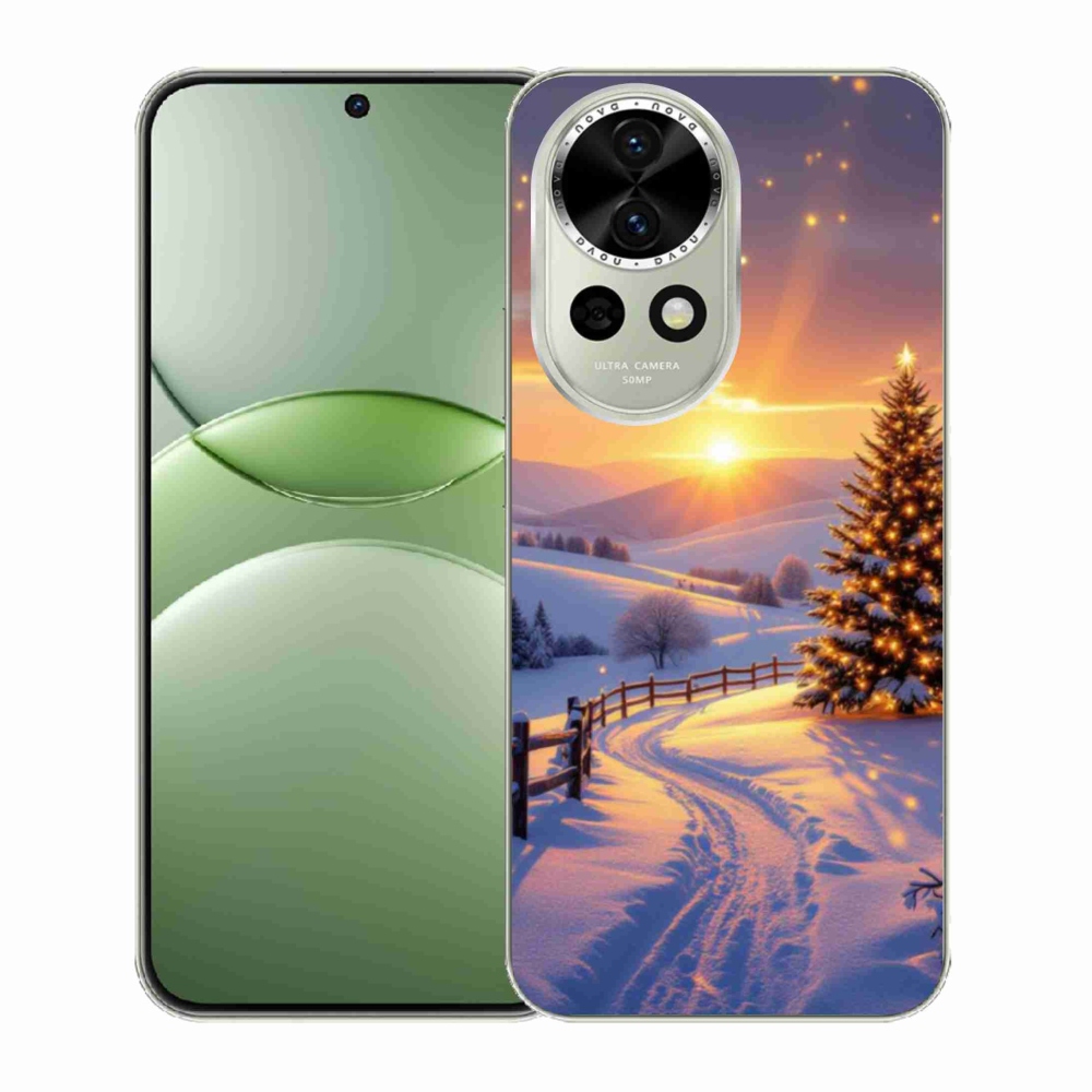 Gél borító mmCase a Huawei Nova 13 5G-n - téli tájkép