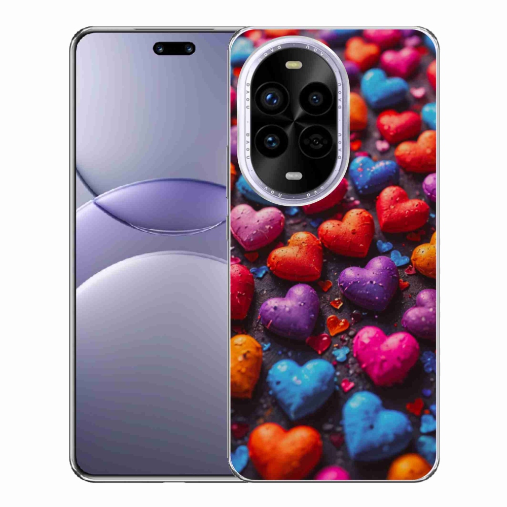Gél borítás mmCase a Huawei Nova 13 Pro 5G-n - színes szív