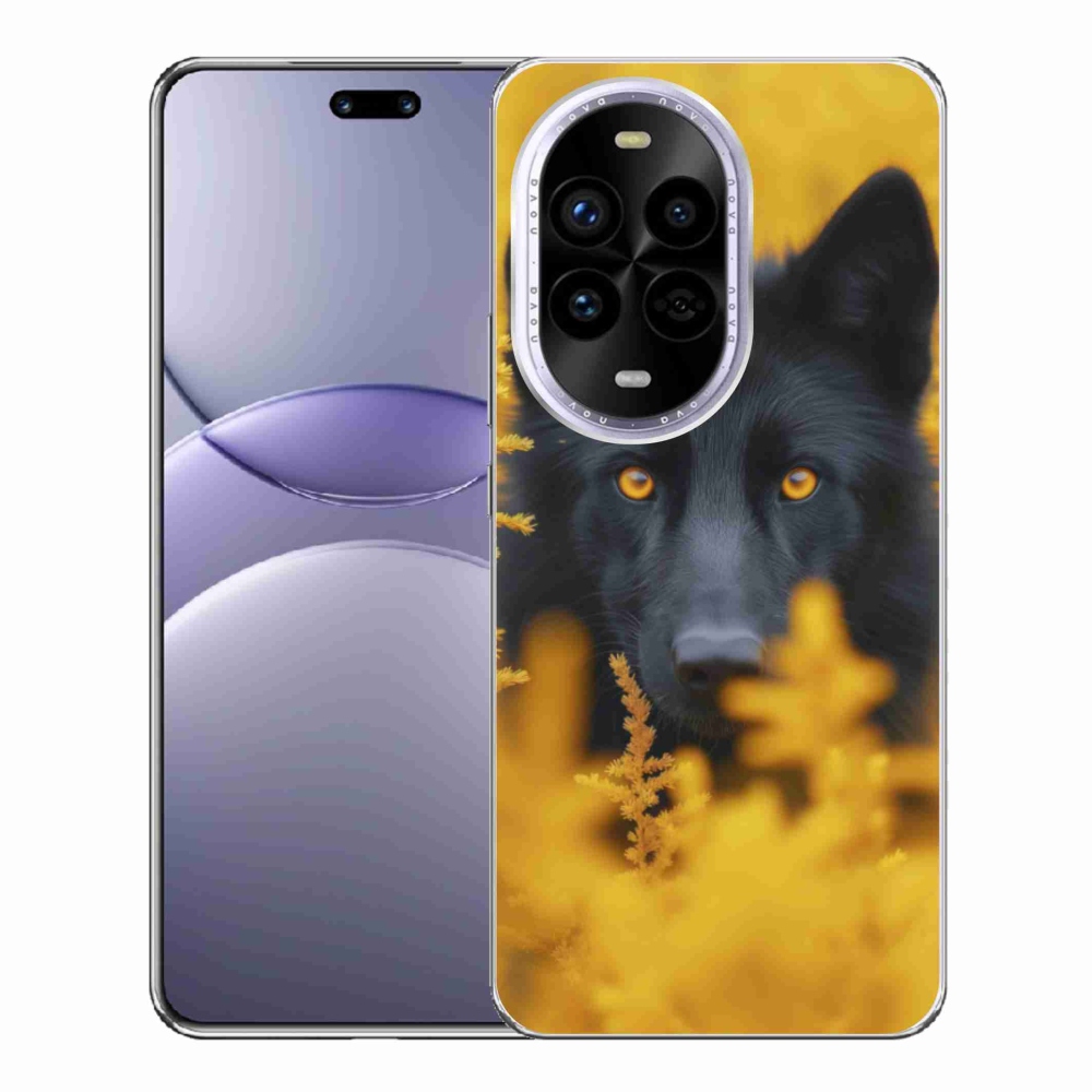 Zselés borítás mmCase a Huawei Nova 13 Pro 5G-hez - fekete farkas 2