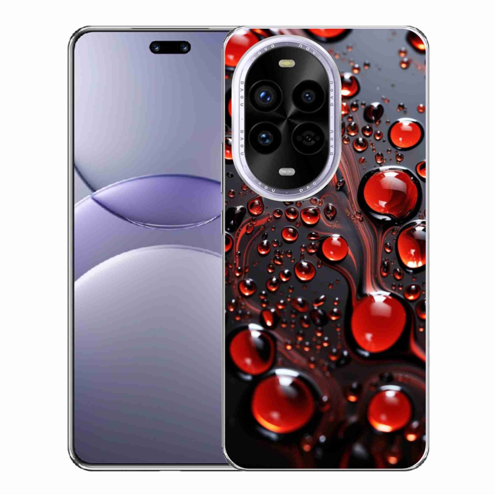 Gél borítás mmCase a Huawei Nova 13 Pro 5G-n - piros cseppek 2