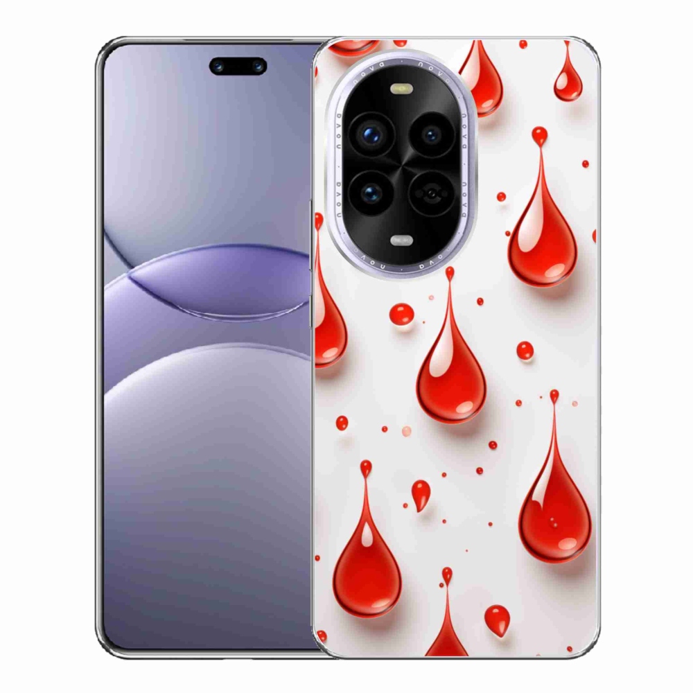 Gél borítás mmCase a Huawei Nova 13 Pro 5G-n - piros cseppek