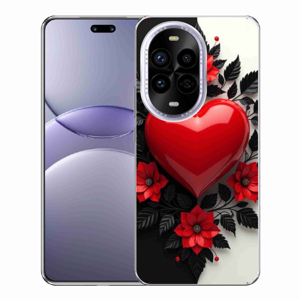 Gél borítás mmCase a Huawei Nova 13 Pro 5G-n - piros szív