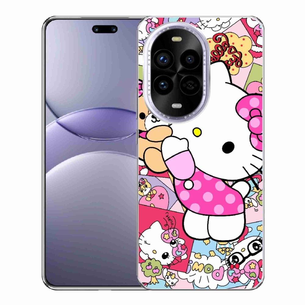 Gél borítás mmCase a Huawei Nova 13 Pro 5G számára - aranyos cica