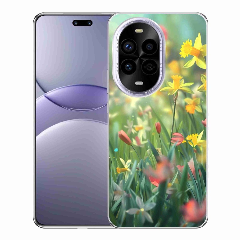 Gél borítás mmCase a Huawei Nova 13 Pro 5G-n - tavaszi virágok