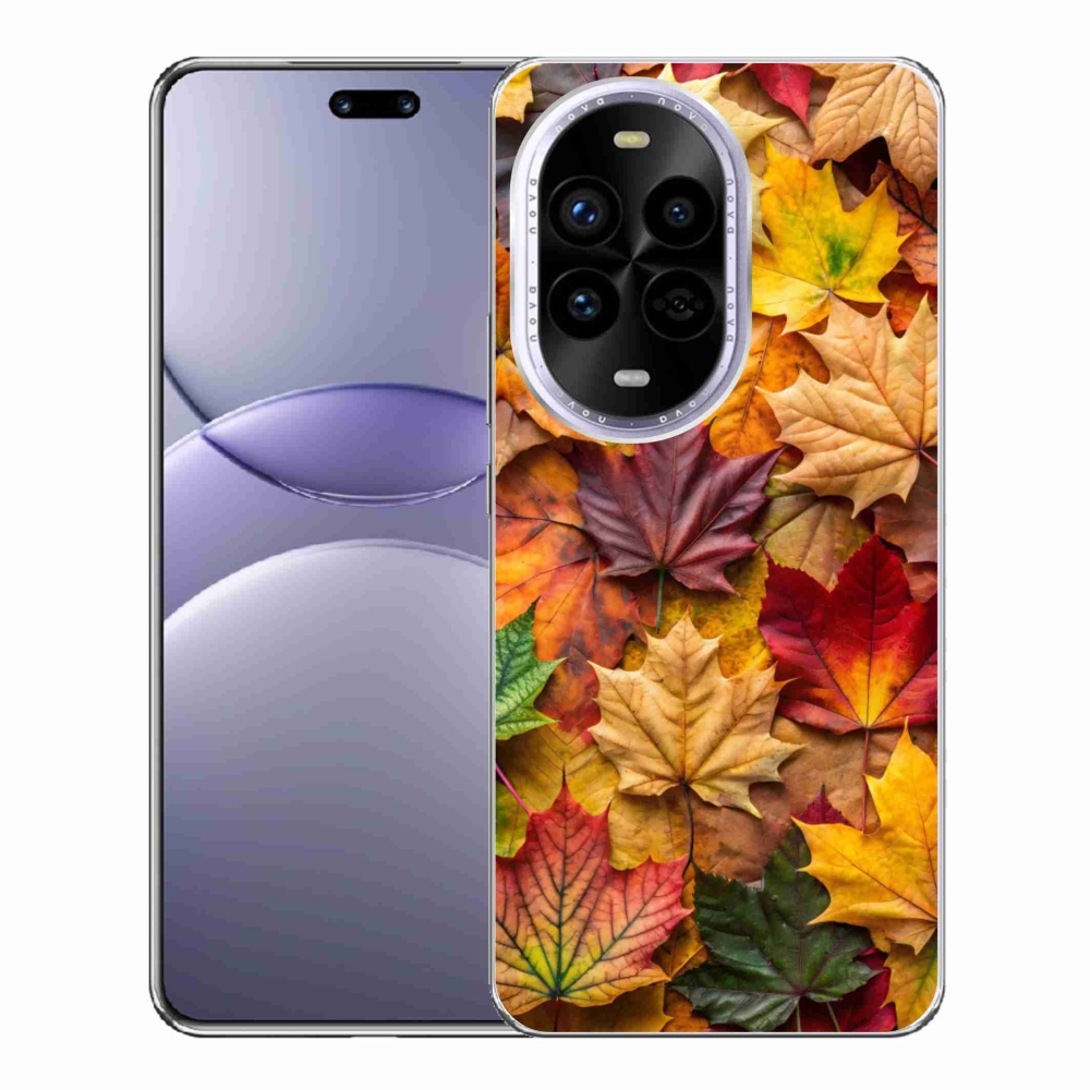 Gél borítás mmCase a Huawei Nova 13 Pro 5G-n - juharlevelek 2