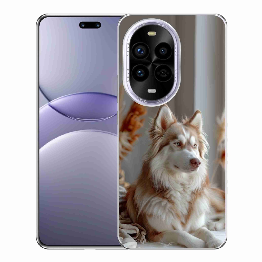 Gél borítás mmCase a Huawei Nova 13 Pro 5G-n - csendes szibériai husky
