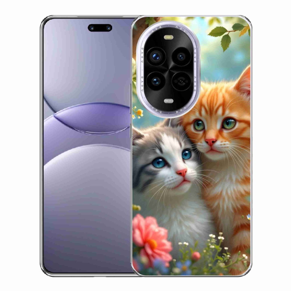 Gél borítás mmCase a Huawei Nova 13 Pro 5G-hez - macskaszerelem 2