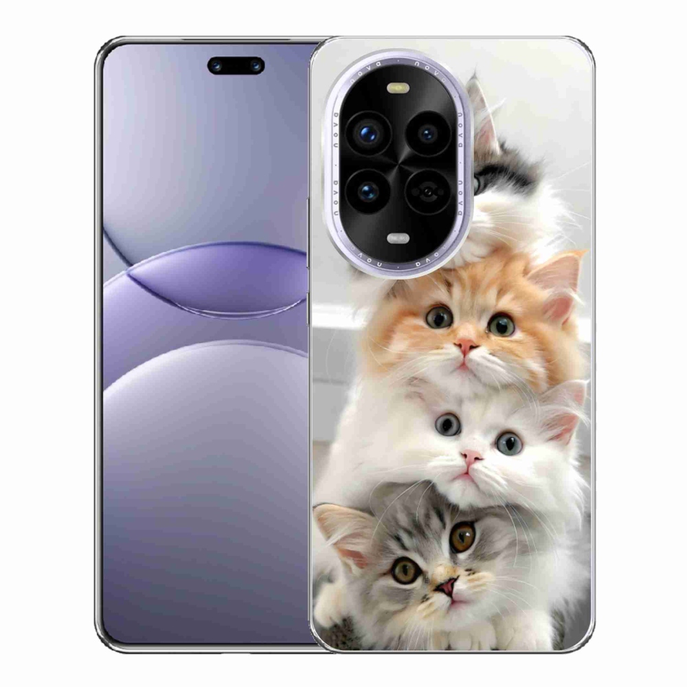 Gél borítás mmCase a Huawei Nova 13 Pro 5G-n - macskacsokor