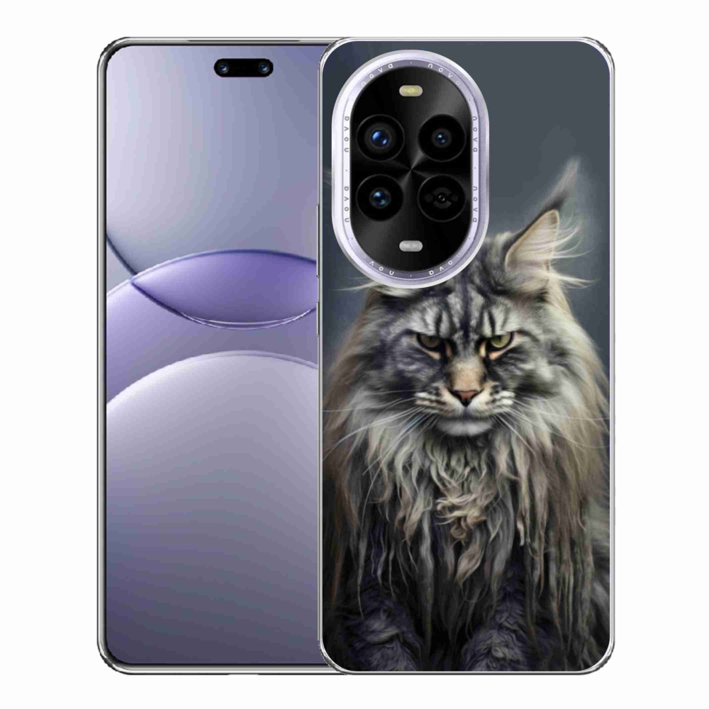 Gél borítás mmCase a Huawei Nova 13 Pro 5G számára - macskaszem nézet 4