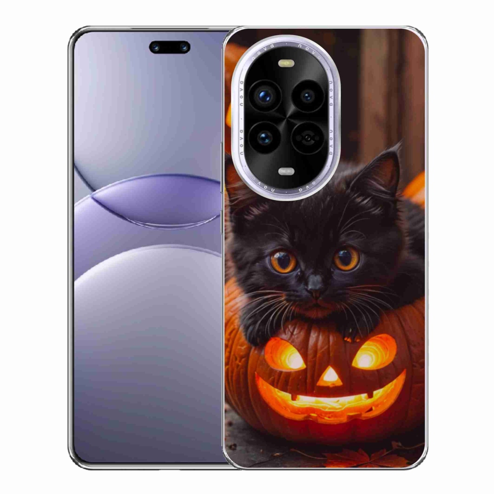 Gél borítás mmCase a Huawei Nova 13 Pro 5G számára - cica és tök