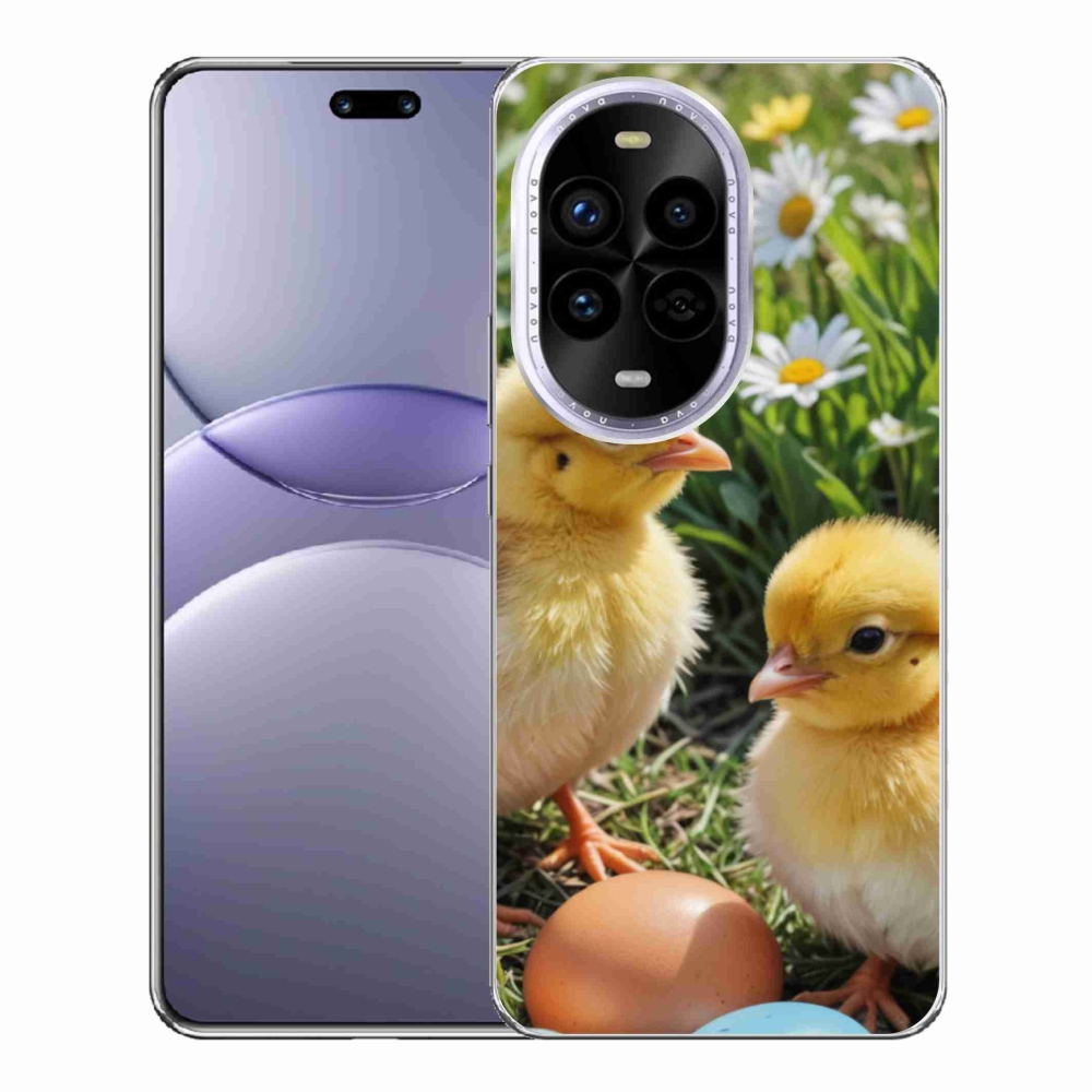 Gél borítás mmCase a Huawei Nova 13 Pro 5G-n - csirkék