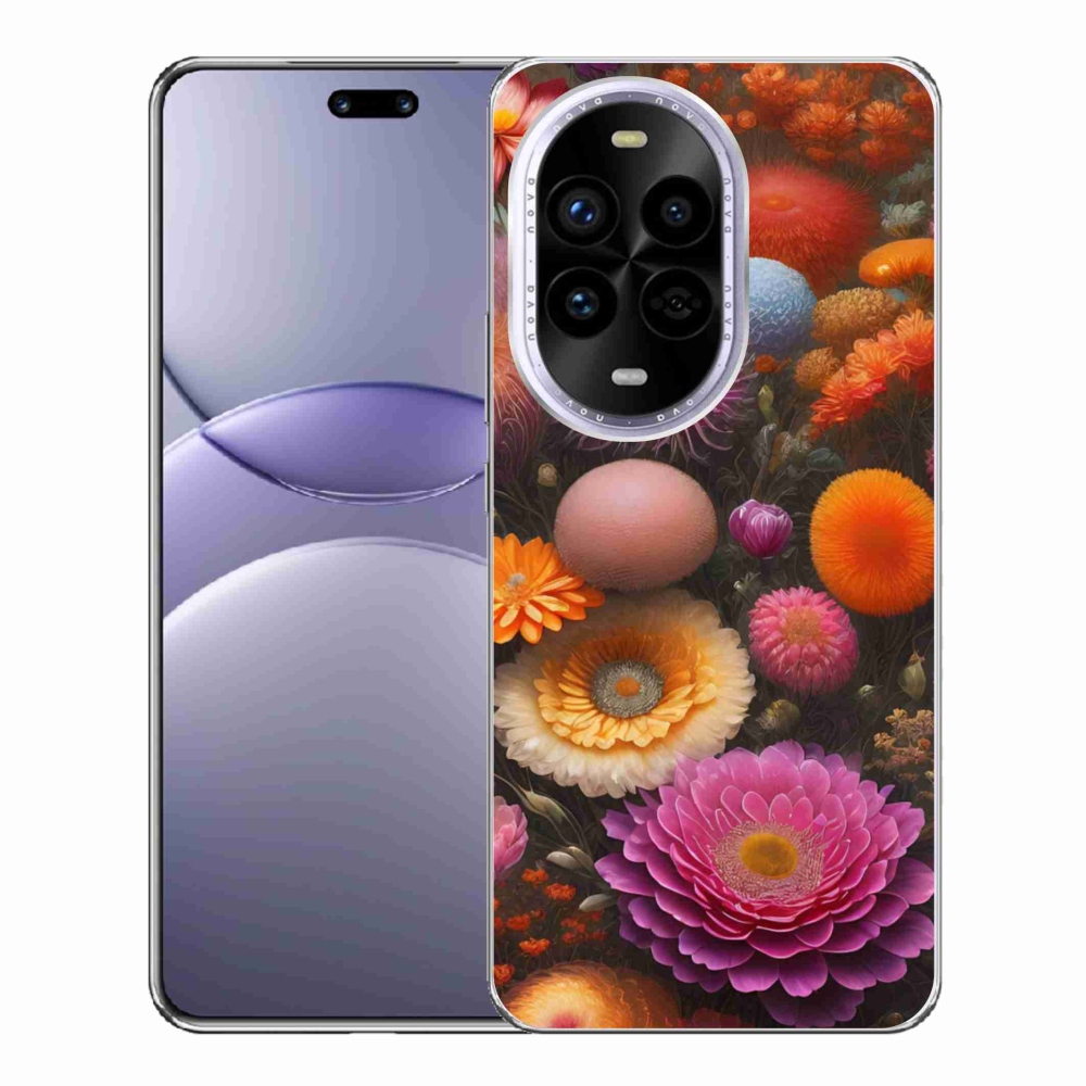 Gél borítás mmCase a Huawei Nova 13 Pro 5G-n - virágos kompozíció
