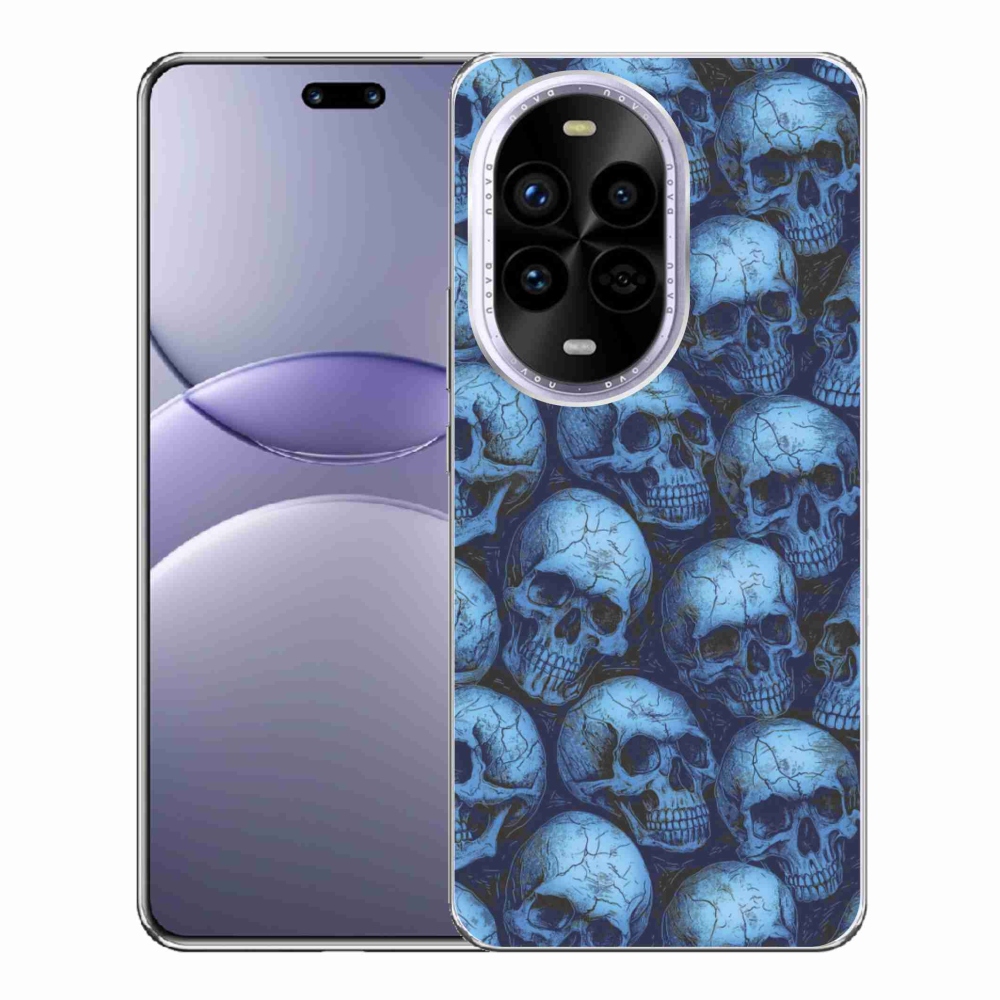 Gél borítás mmCase a Huawei Nova 13 Pro 5G-n - koponyák