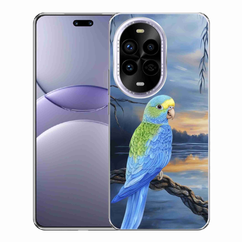 Gél borítás mmCase a Huawei Nova 13 Pro 5G készülékhez - kék papagáj