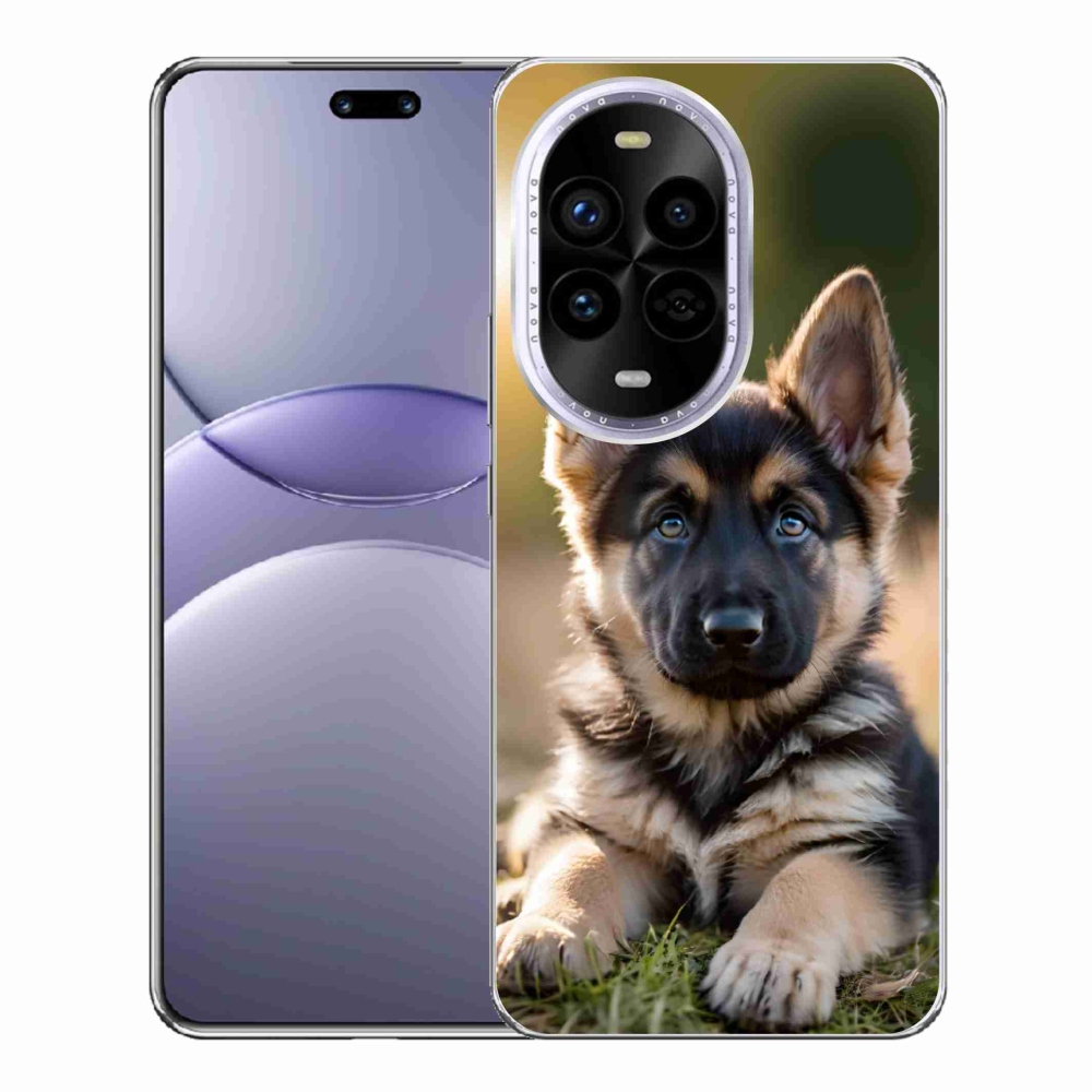 Gél borítás mmCase a Huawei Nova 13 Pro 5G-n - Német juhászkutya a természetben