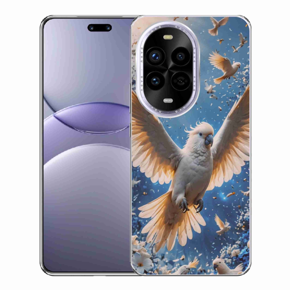 Gél borítás mmCase a Huawei Nova 13 Pro 5G számára - papagáj kakadu