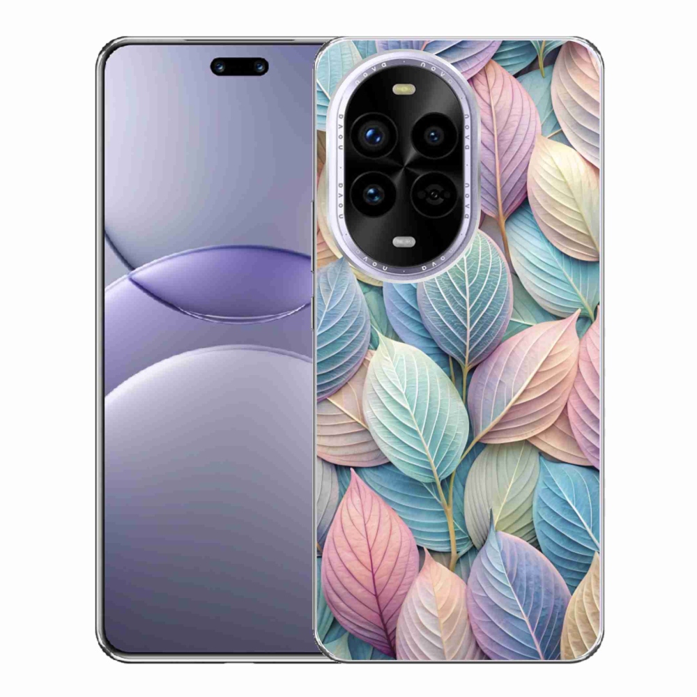 Gél borítás mmCase a Huawei Nova 13 Pro 5G számára - pasztell levelek
