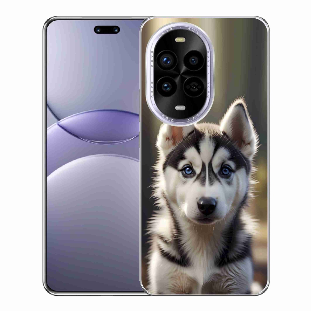 Gél borítás mmCase a Huawei Nova 13 Pro 5G számára - aranyos szibériai husky