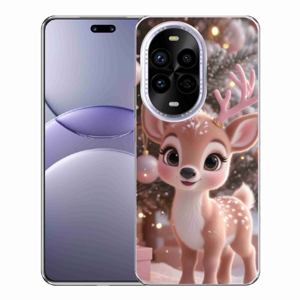 Gél borítás mmCase a Huawei Nova 13 Pro 5G számára - aranyos rénszarvas