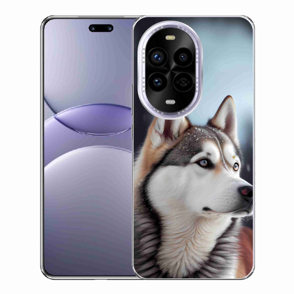 Gél borítás mmCase a Huawei Nova 13 Pro 5G-n - Szibériai husky