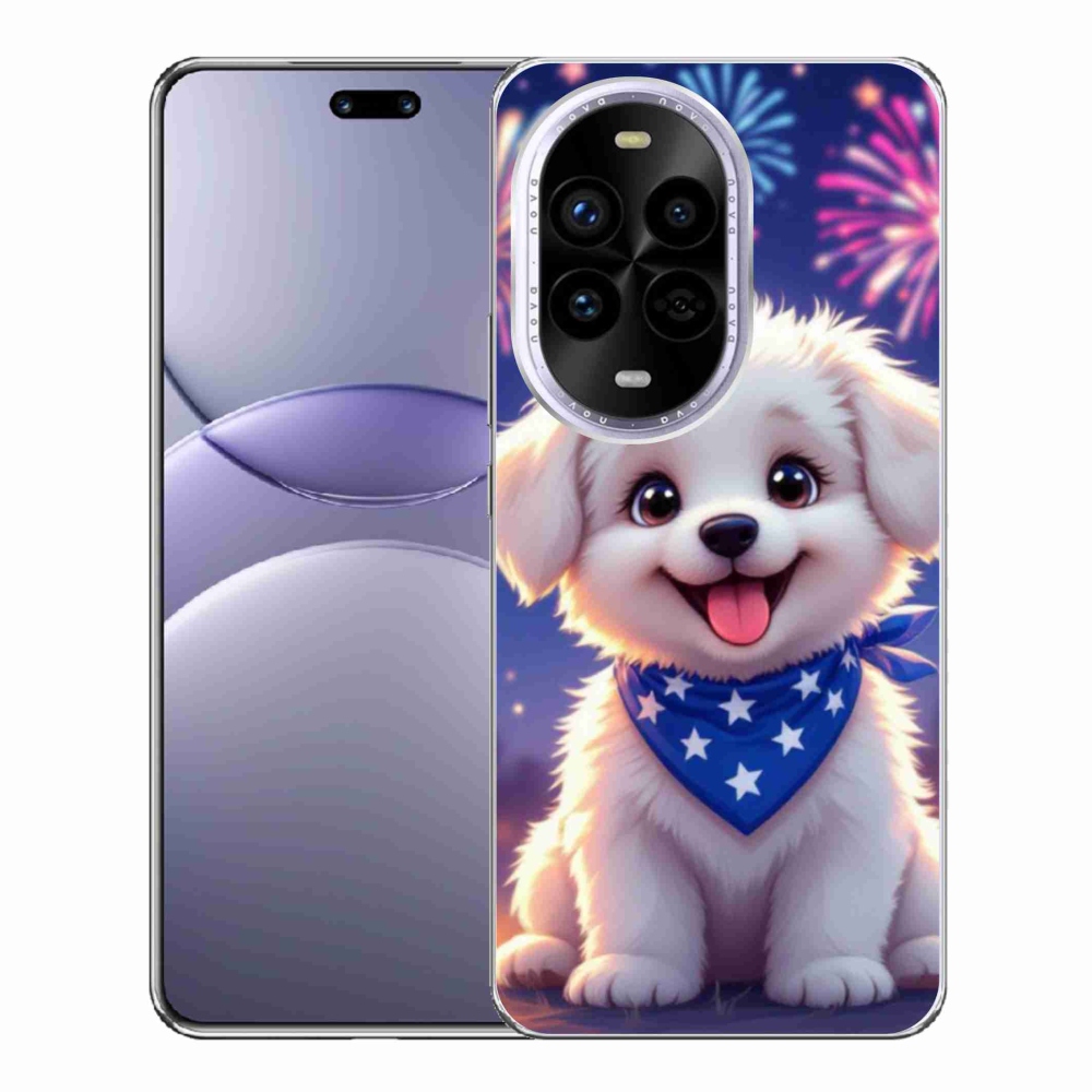 Gél borítás mmCase a Huawei Nova 13 Pro 5G-n - ünnepi kölyökkutya